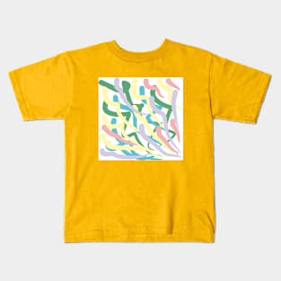 abstract line of brush Kids T-Shirt